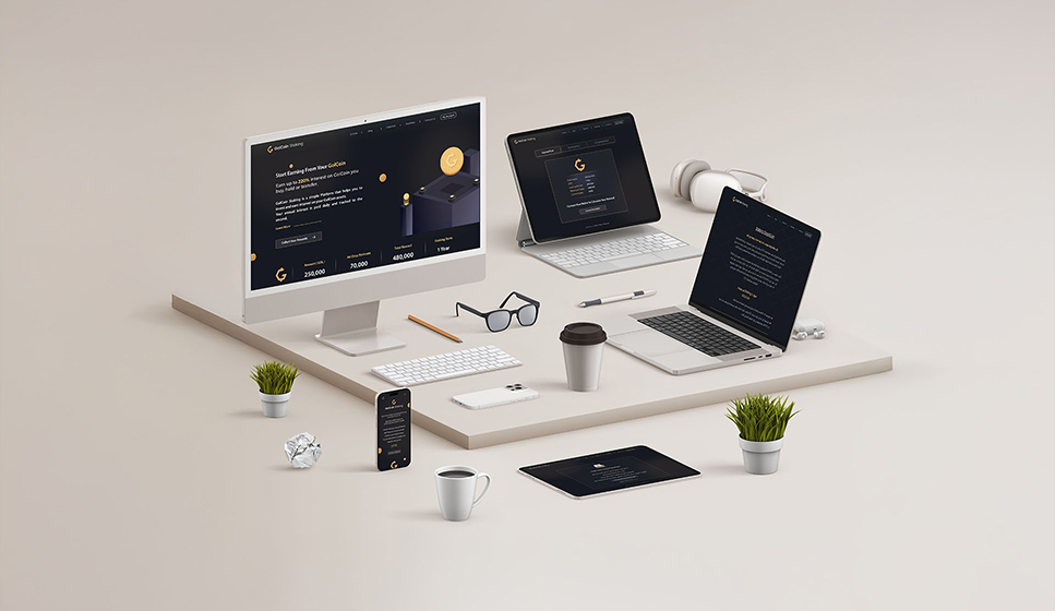 Gogolcoin staking platform hero