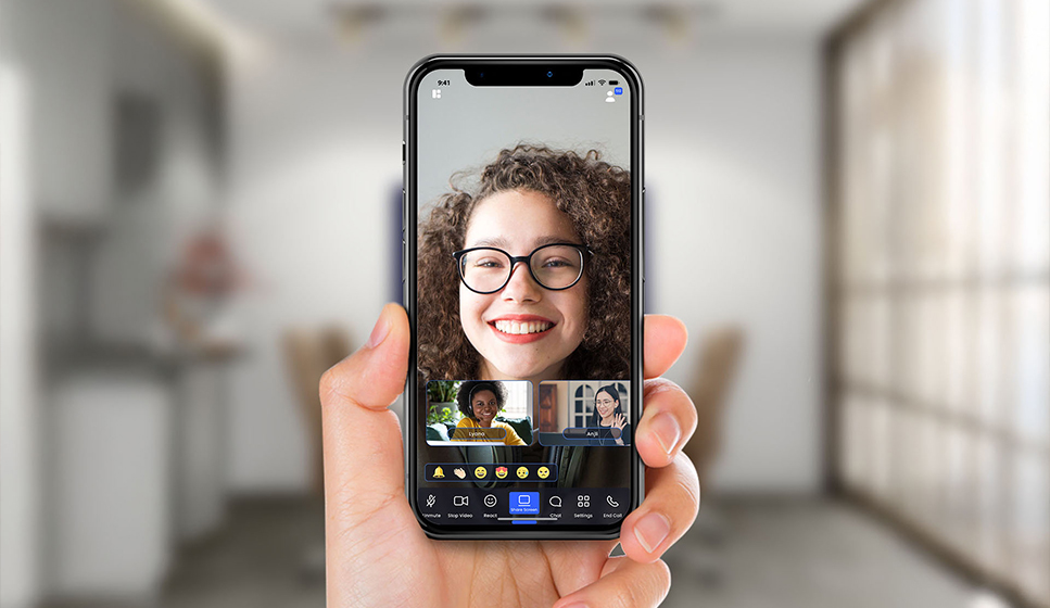 MetaConnect lobby, device check, and meeting UI