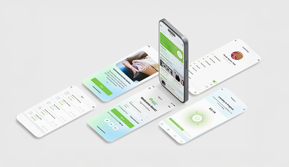 Superlaundry app and portal hero